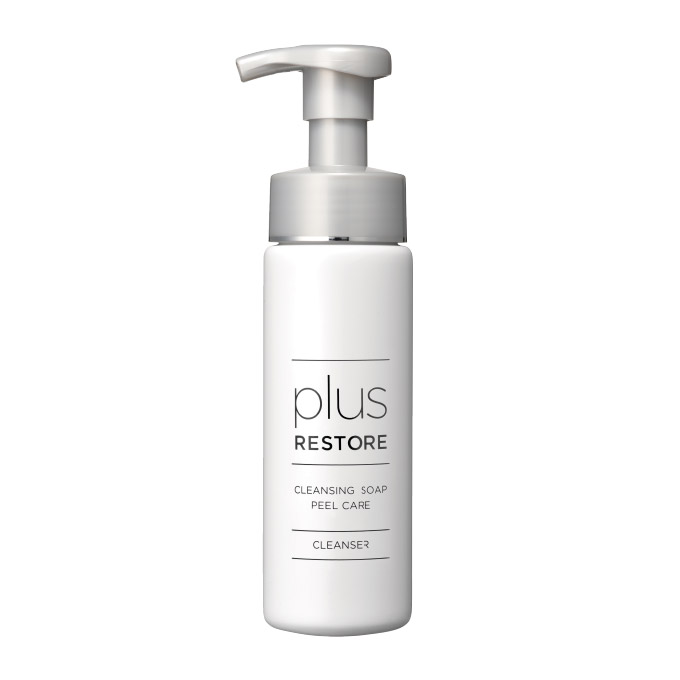 plus RESTORE(プラスリストア)<br>クレンジングソープ泡ピールケア 200mL
